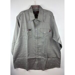 Forge FR Flame Resistant Work Shirt XXL Gray Utility Industrial Gorpcore Welding
